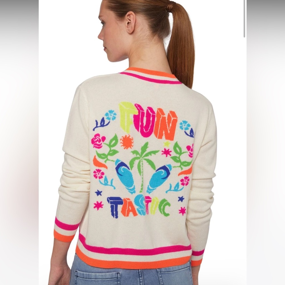 Intarsia FUN TASTIC sweater. Vilagallo Brand